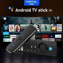Mortal Android 14 TV Stick Full HD 4K 1080P Wifi 6 Google Voice NETFLIX Youtube