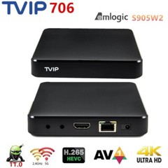 TVIP 706 4K Amlogic S905W2 quad core 1,8 GHz RAM 2 Gb, Flash 8 GB Dual Operating