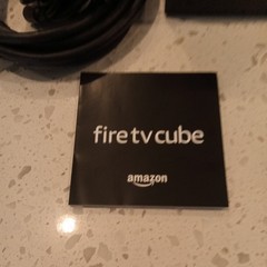 Fire TV Cube (1st Gen), hands-free with Alexa and 4K Ultra HD and 1st Gen Alexa