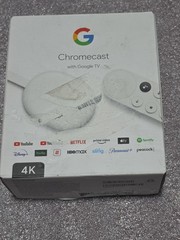Google Chromecast TV 4K Streaming Device GA01919-US