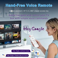 Android 14.0 TV Box 2026, 2GB RAM + 16GB ROM, LEFFOT H313 4K Ultra HD Streami…