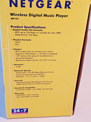 NetGear MP101 Wireless Digital Music Player. Media Streamer for MP3 WMA WAV. new