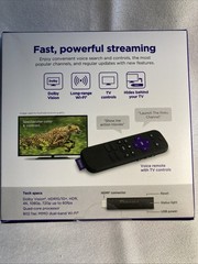 Roku Streaming Stick 4K HDR 3820MX Media Streamer Voice Remote MEXICAN/ENGLISH