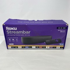 Roku Streambar 9102X 4K HDR Media Streamer Audio Bar w/ Voice Remote