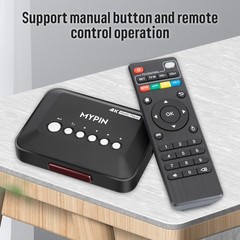4K@30hz HDMI TV Media Player HDMI/AV Output Digital MP4 Player for 14TB HDD