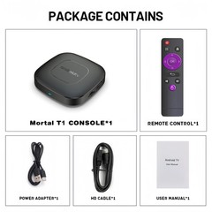2024 Mortal T1 TV Box Android Allwinner H313 Quad Core HDR10 + 4K 2GB RAM 8GB 1