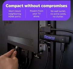 Roku 3840R Streaming Stick HD Media Player with Voice Remote – 2025 Model