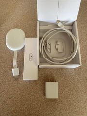 Google Chromecast with Google TV Media Streamer – Snow (GA03131-US)