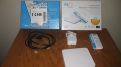 AirTV UIW4010ECH 8 GB 4K Streaming Media Player with Adapter – White/Blue