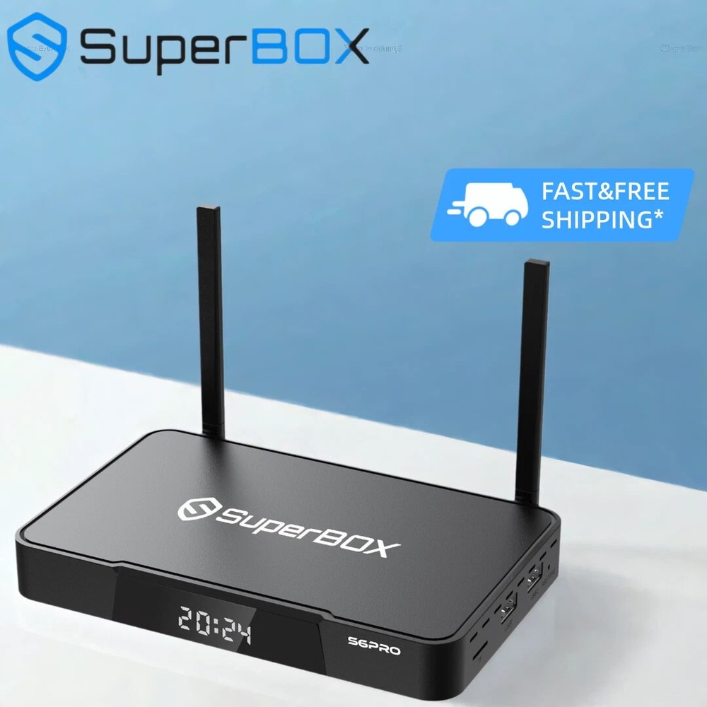 SuperBox S6 Pro Android TV Box – No Fees – Authorized Distributor – Fast Ship!