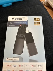 4K TV Stick Chromecast Built In Android TV 8GB 12GB Storage Bluetooth Remote