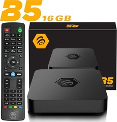 Compact Amlogic S905W2 Quad-Core TV Box with 16GB Storage