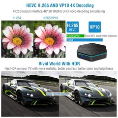 Android 7.1 TV Box Amlogic S912 Octa Core 3GB / 32GB UHD 4K VP10 H.265 WiFi USB2