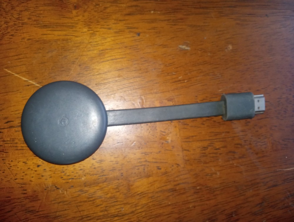 Google Chromecast HD (3rd) 1080p Media Streaming Device – No Power Cord TESTED!
