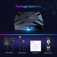 X96 M300 Android 14 Smart TV Box with Remote Control, Amlogic S905X5M Quad-Core,