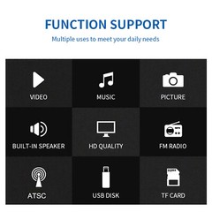 LEADSTAR D5 ATSC Digital TV Player 5-inch Screen Portable Pocket TV Car J5N5