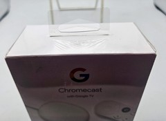 Google Chromecast with Google TV (White) Model GAO 1919-US 4K-UHD-4th. Gen. NIB