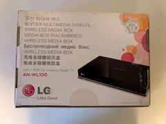 LG AN-WL100 Wireless Media Box for LG Wireless Ready TVs NEW OPEN BOX