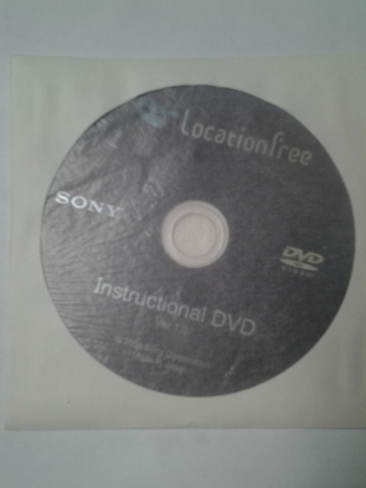 Sony Location Free Instructional DVD