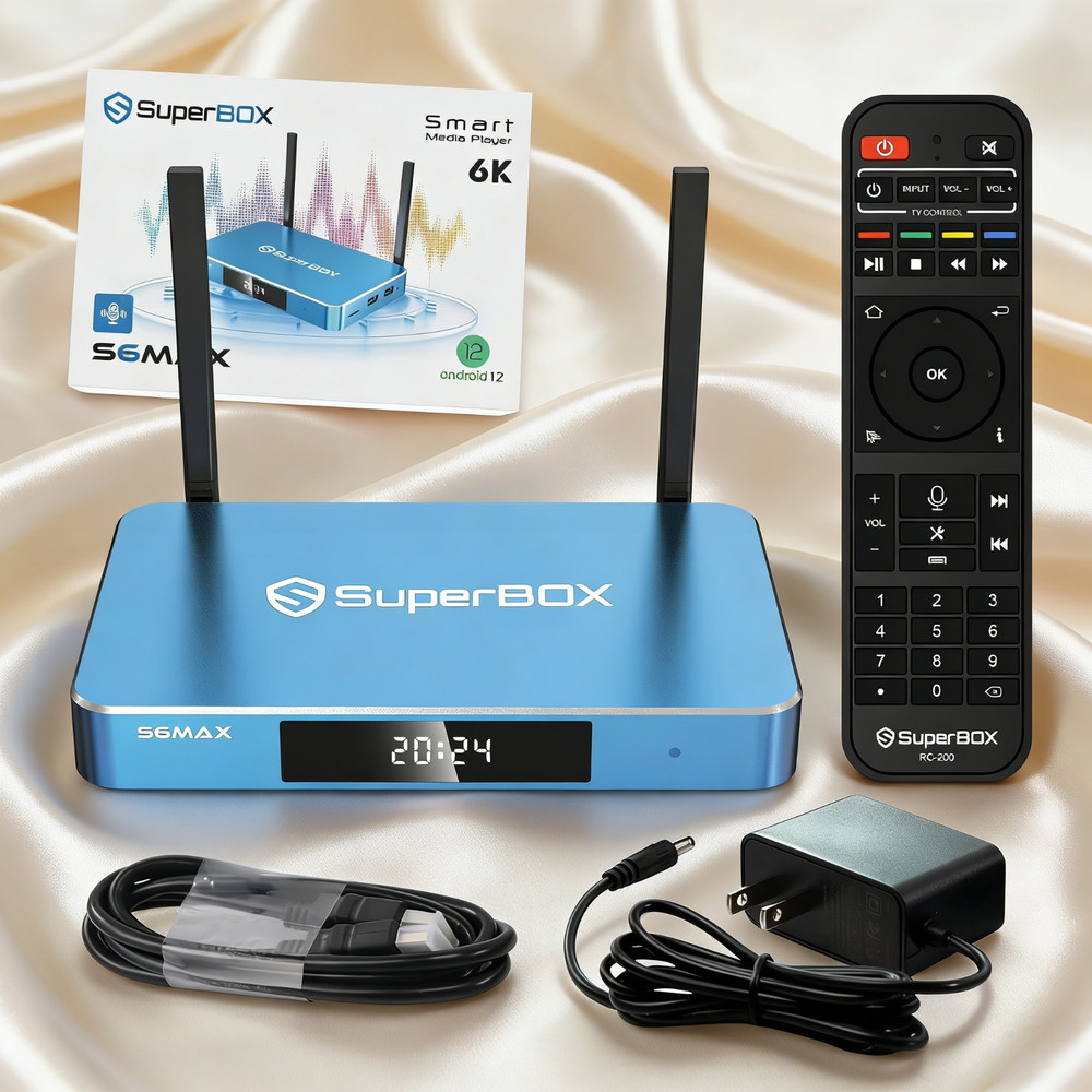 Genuine SuperBox S6 Max – No Fakes! 24/7 Service | Same Day Dispatch Free Gift