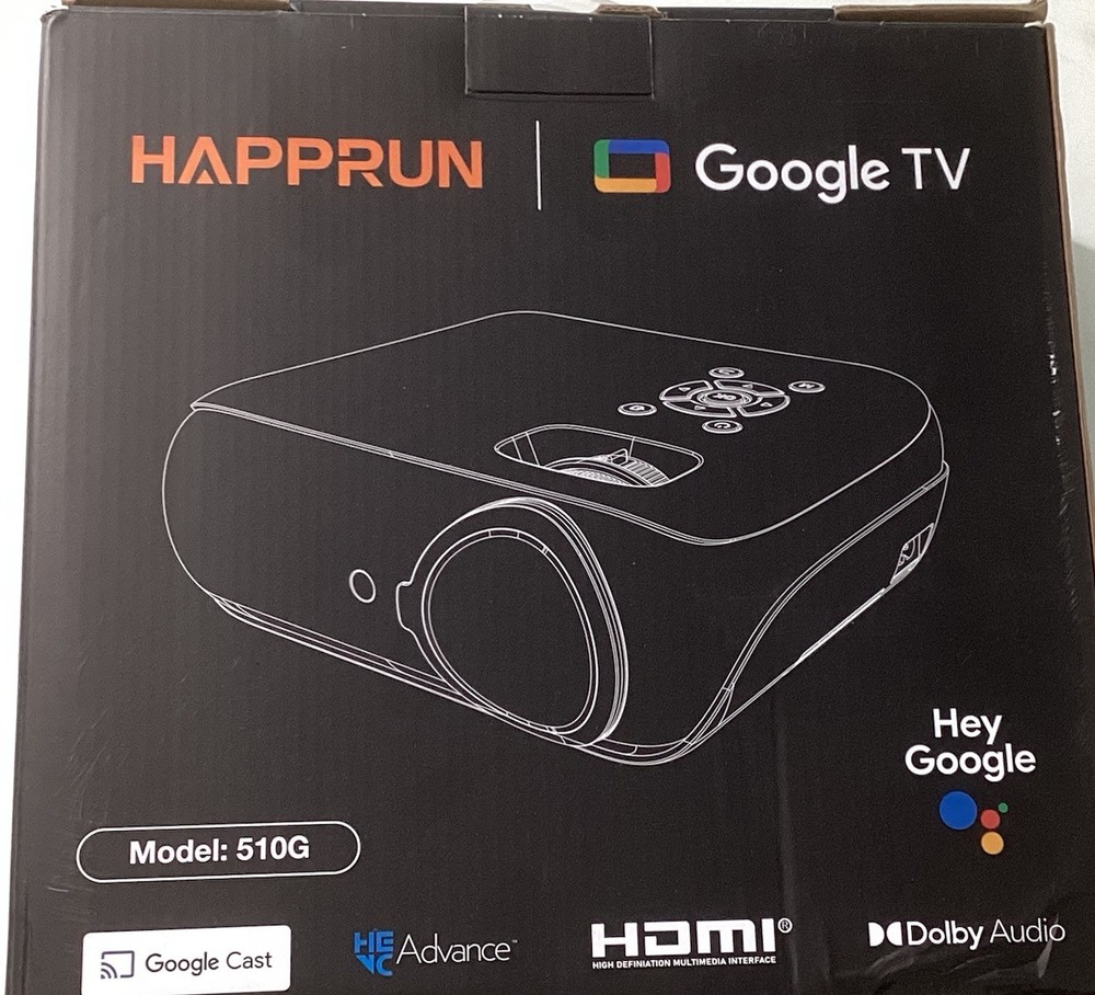 HAPPRUN MODEL: 510G Google TV Google Cast HDMI Netflix YouTube Prime Video