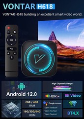 Smart TV Box Android 12 Allwinner Quad Core Cortex
