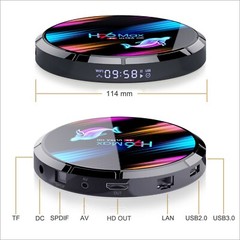 H96 MAX X3 Amlogic S905X3 Android 9.0 Smart Set Top Box 4G 32G&64G/128G HD H.265