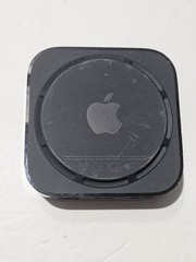 Apple TV Media Streamer – Black (Model A1842) with remote (Model A1962)