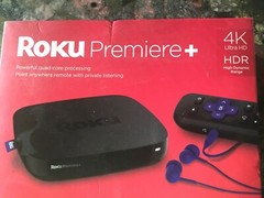 Roku Premiere+ HD and 4K UHD Streaming Media Player with HDR SKU#4630R Open Box!