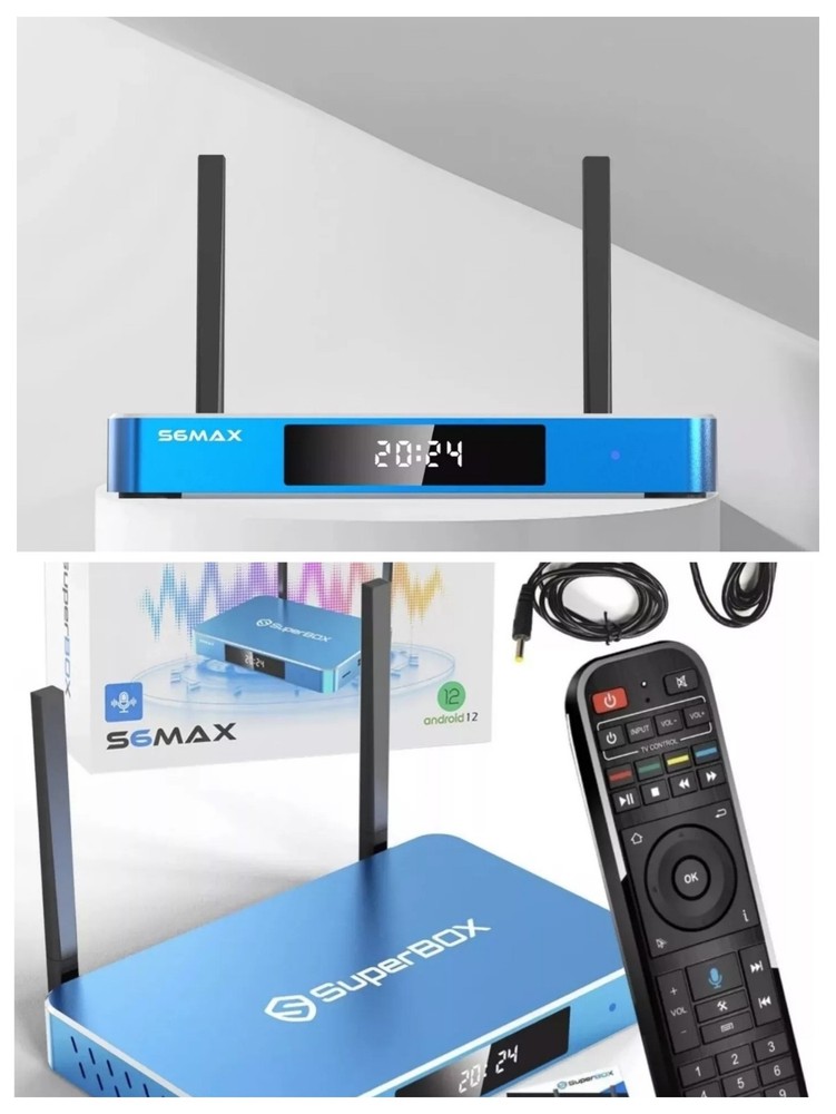 2025 SuperBox S6Max MediaPlayer SmartBox TVBox No monthly fees