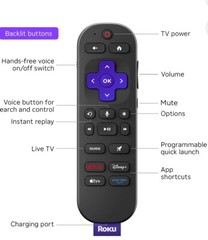 2024-Roku Ultra 4K/HDR10+/Dolby Vision & Atmos Streaming Device Rechargeabl New*
