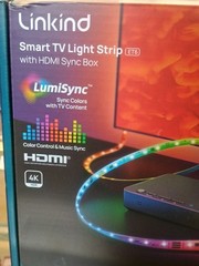 Linkind Smart TV Light Strip With HDMI Sync Box Lumisync 90″ Tv