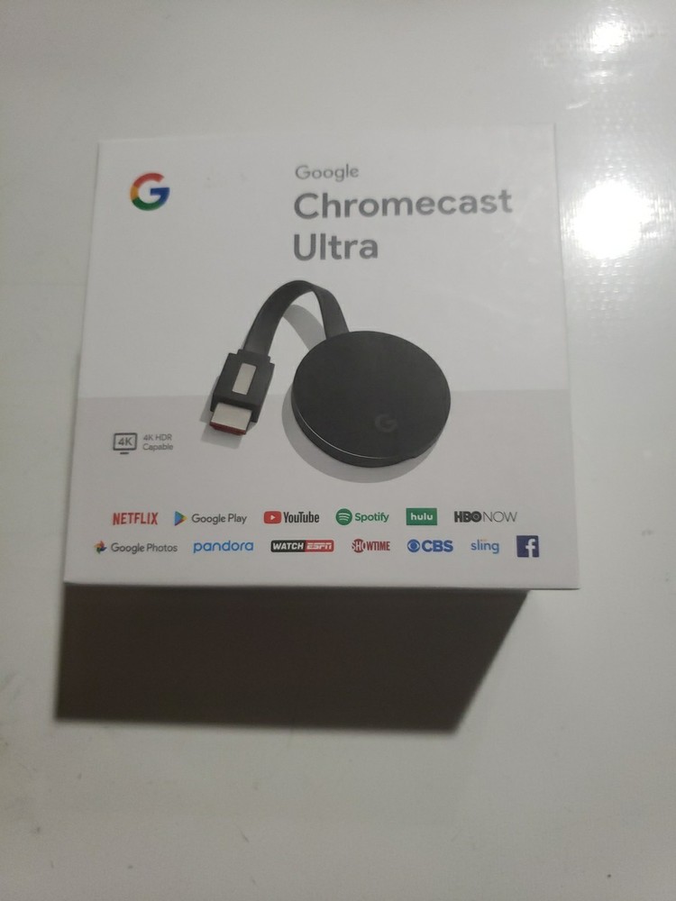 Google Chromecast Ultra 4K HD Media Streaming Device