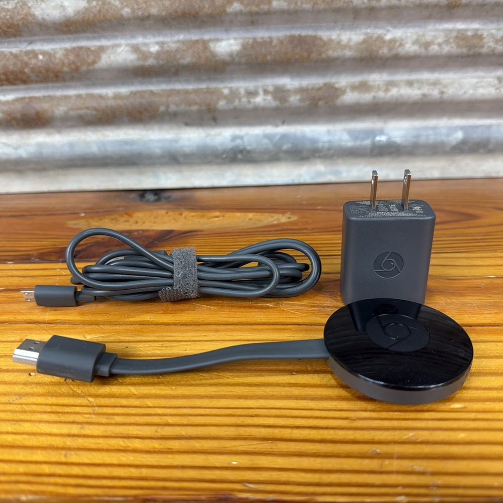Google Chromecast 2nd Generation 1080p Media Streaming Device – Black (NC2-6A5)