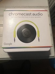 Google Chromecast Audio Media Streamer Black Brand New Sealed