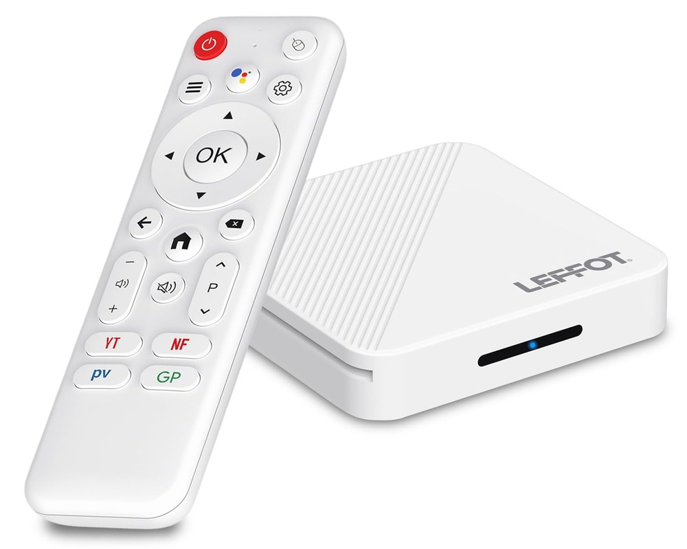 Android 14.0 TV Box 2026, 2GB RAM + 16GB ROM, LEFFOT H313 4K Ultra HD Streami…