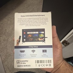 TV Stick 4K Chromecast Built-in Android TV 128GB HDMI Wi-Fi Google Assistant HDR