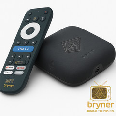 Bryner 4K Pro Streaming Box | Google TV | Dolby Vision & Atmos | Wi-Fi 6