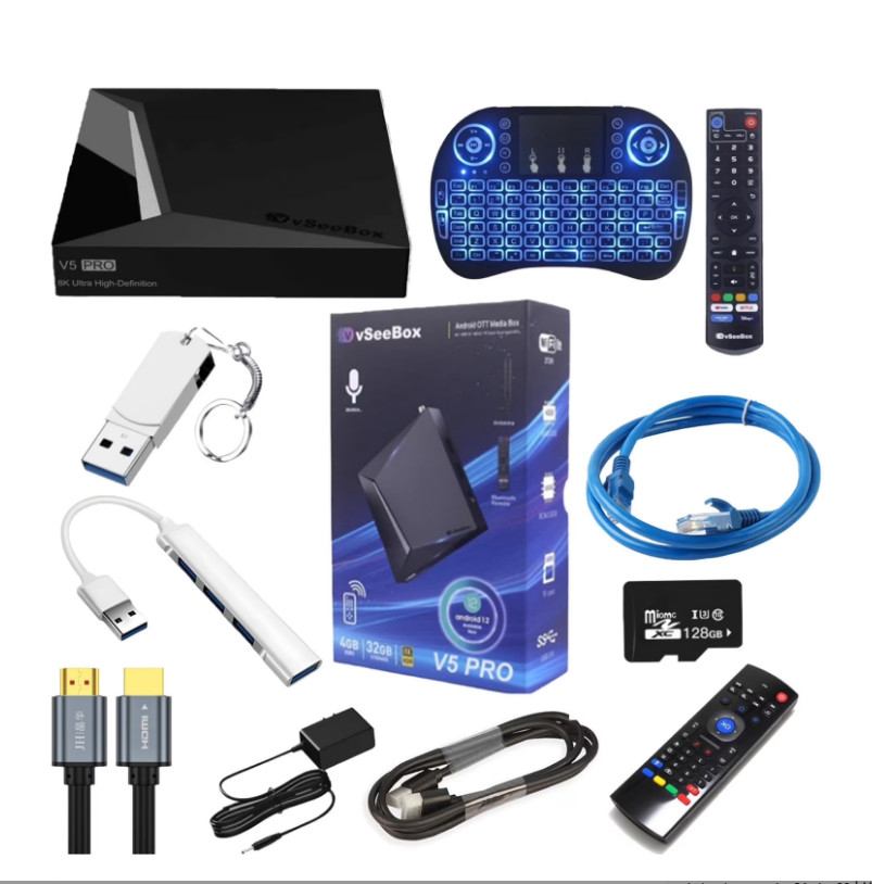 NEW VSEE BOX V5 PRO – NEW IN BOX – FREE SHIPPING!!!!-1-Year Warranty