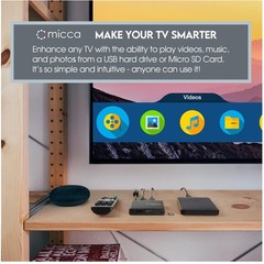 Compact 4K Media Player – USB MicroSD – H.265/HEVC H.264/AVC