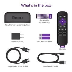 Roku Premiere | HD/4K/HDR Streaming Media Player Simple Remote and Premium HD