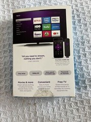 Roku Express 3900R Streaming Media Player Black With HDMI Cable