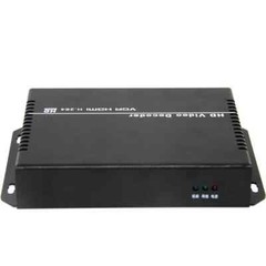 H.265 H.264 Ultra HD 4K Video Audio Decoder IP Streaming Decoder IP To HDMI +