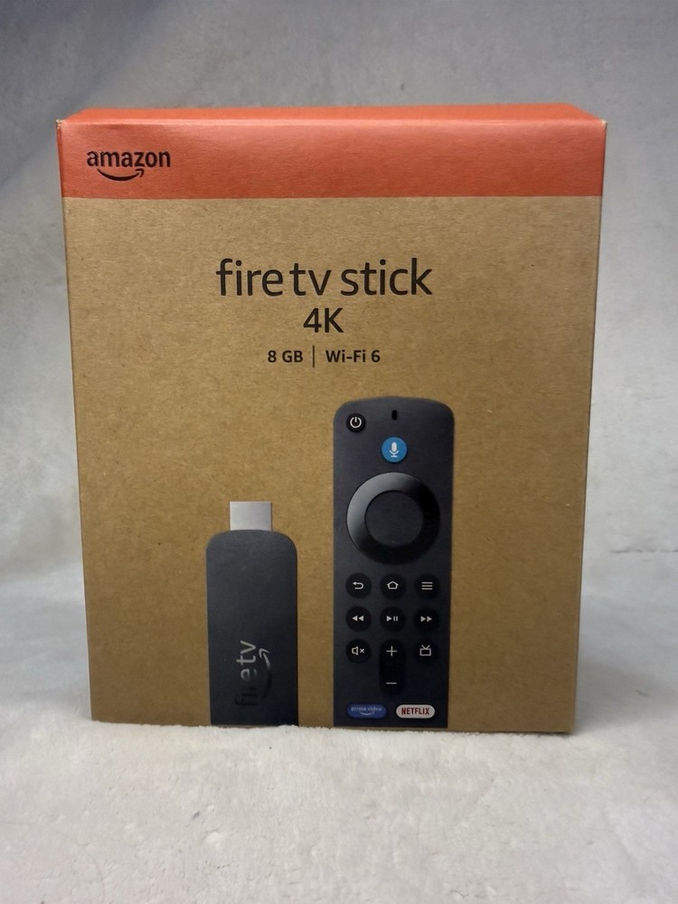 AMAZON FIRE TV STICK 8 GB 4K WI-FI 6 2nd Generation NEW SEALED