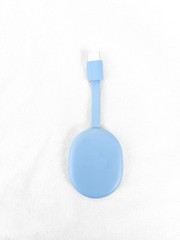 Google Chromecast Media Streamer 4K With Google TV Sky Blue & Remote GZRNL