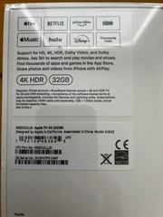 Apple TV 32GB 4K HD Media Streamer – Black (MQD22LL/A)