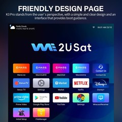 VSEE/WE2USAT K3 PRO Super Clear Android Smart TV Box 6K Ultra HD Voice Control