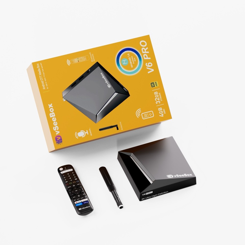 New 2026 VSEEBOX V6 Pro AUTHORIZED DISTRIBUTOR Free Overnight Shipping!