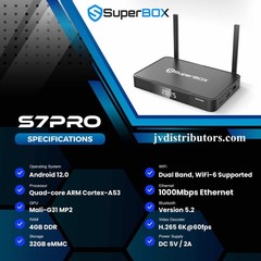 New 2026 SUPERBOX S7 Pro – No Fees – Authorized Distributor – Fast Free Shipping