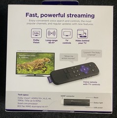 Roku Streaming Stick 4K 3820 HDR Media Streamer